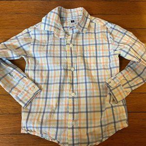 Janie and Jack Boys Long Sleeve Button-Up Shirt, Size 3/3T
